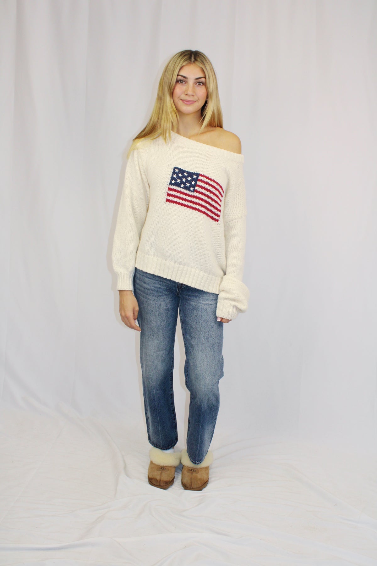 American Dream Sweater - ONFEMME By Lindsey's Kloset