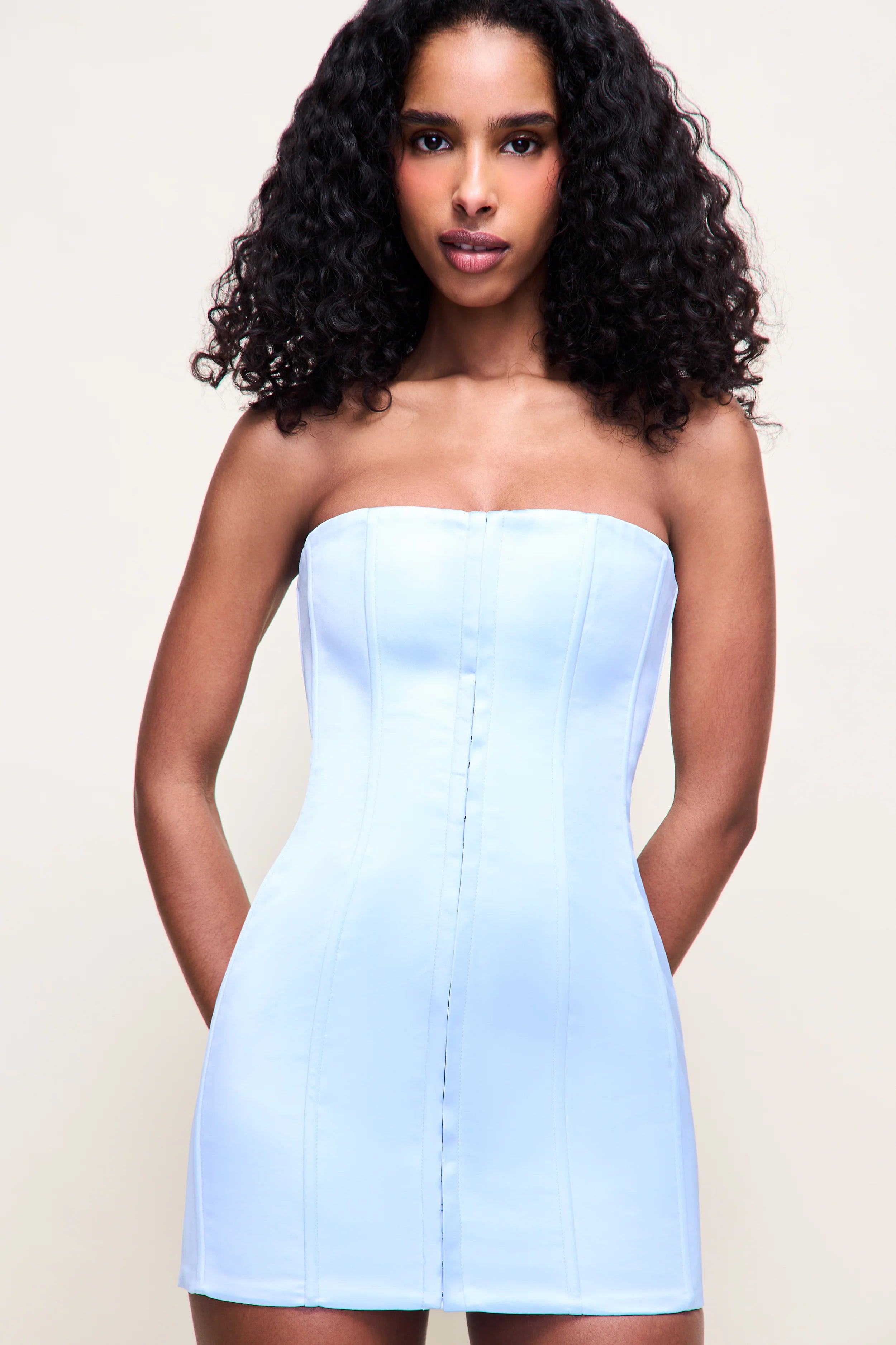 Satin Corset Dress - ONFEMME By Lindsey's Kloset