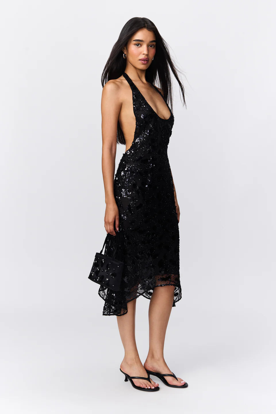 Giselle Sequin Lace Dress