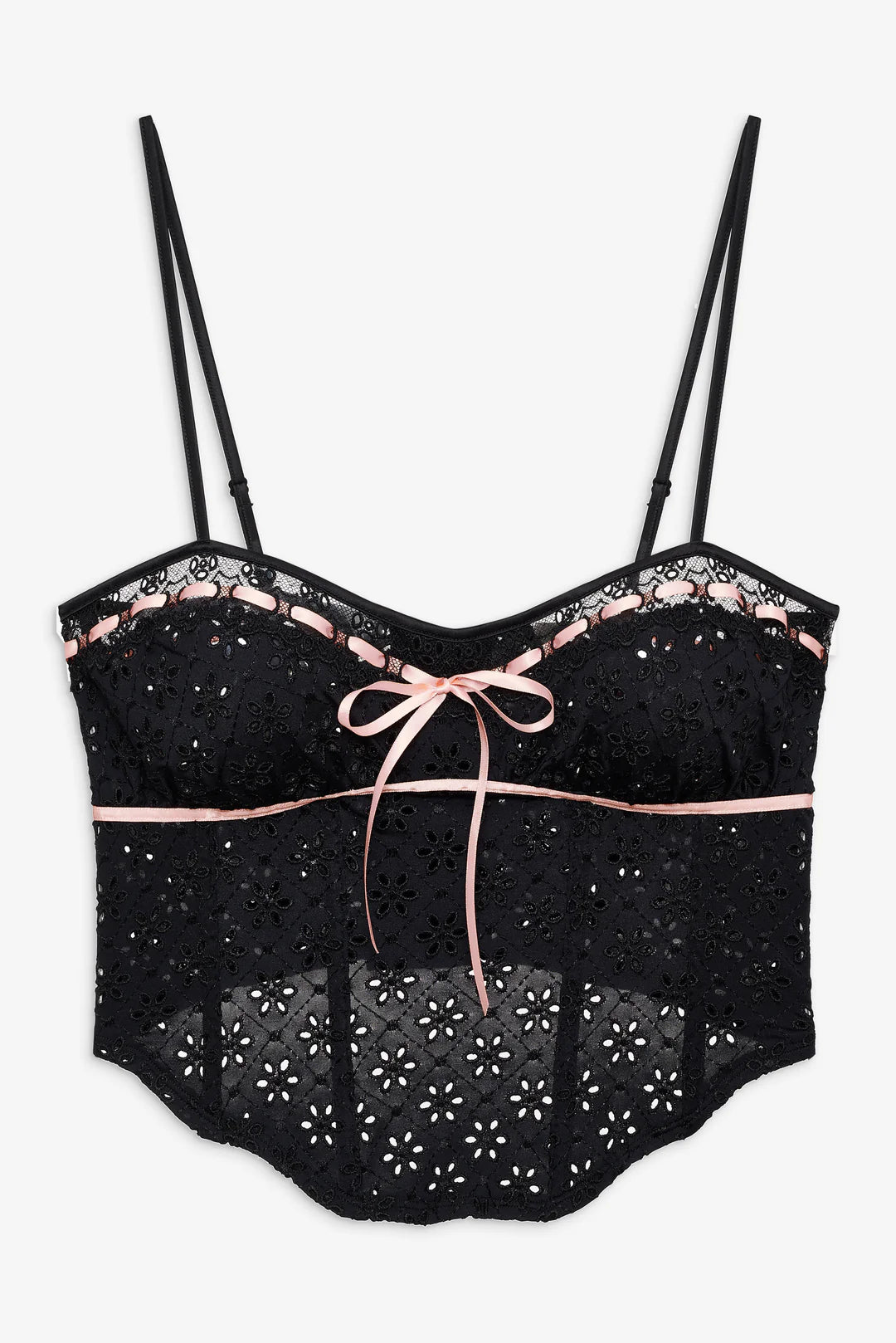 Elena Eyelet Bustier