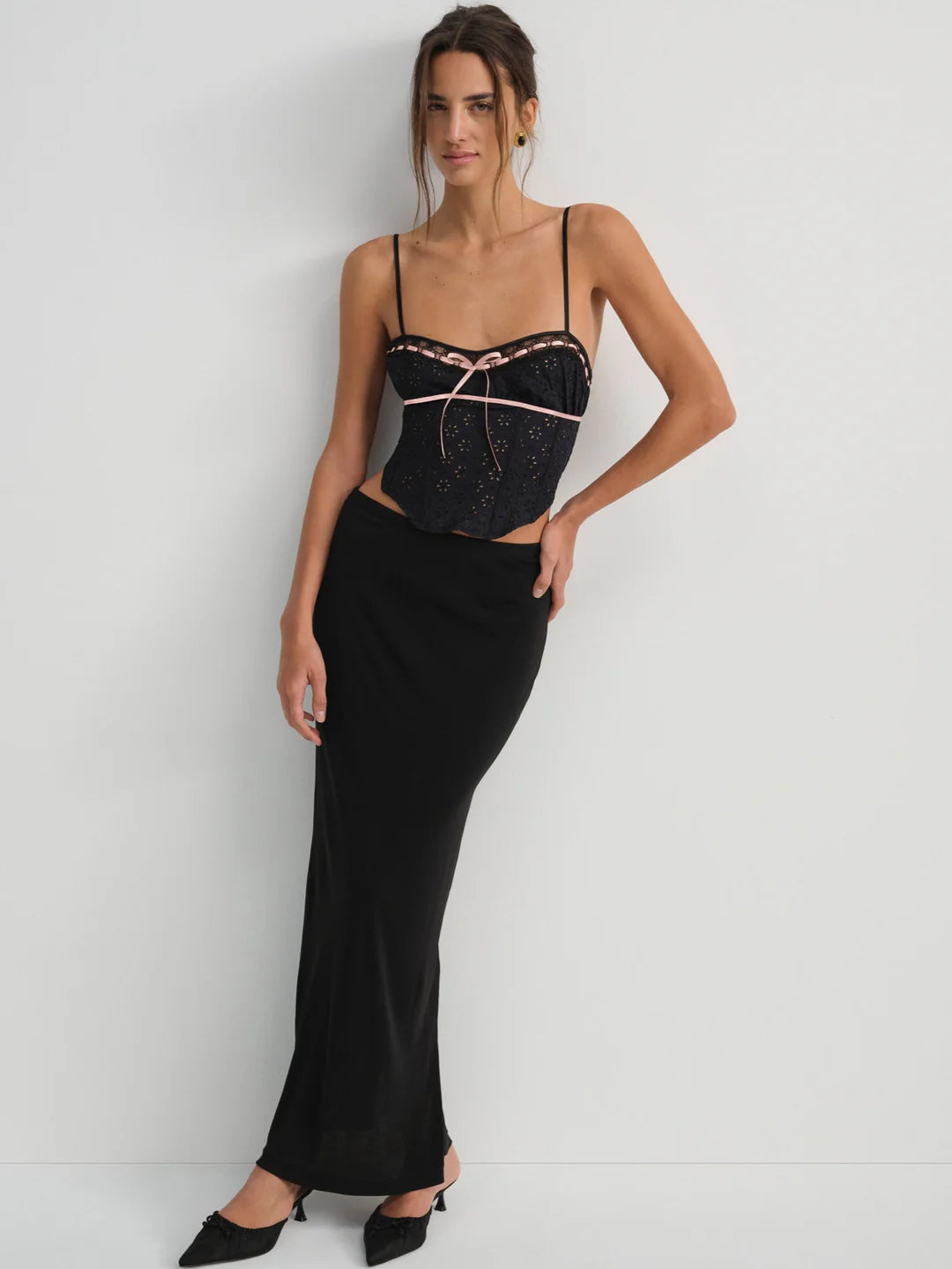 Elena Eyelet Bustier - ONFEMME By Lindsey's Kloset