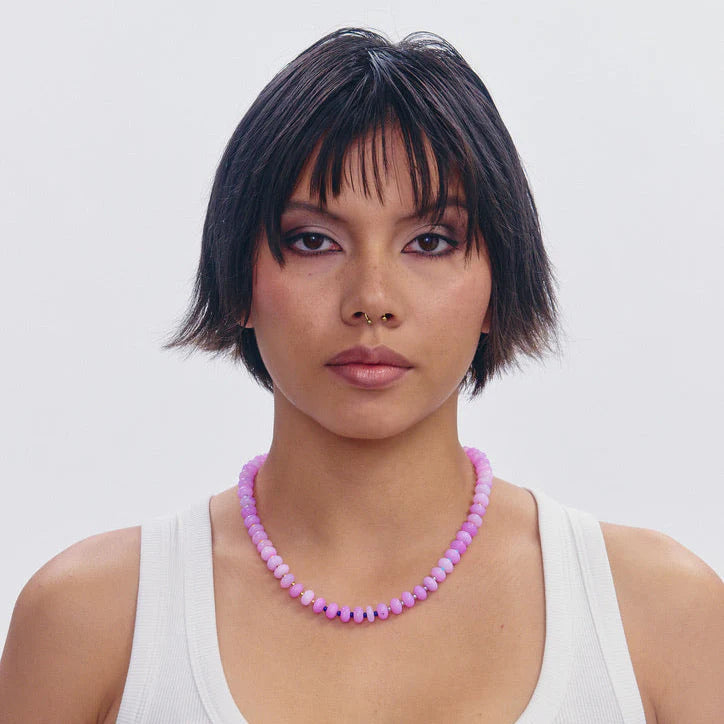 Louie Opal Necklace - ONFEMME By Lindsey's Kloset