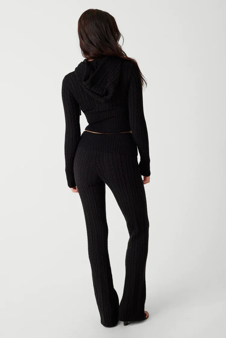 Aimee Cable Cloud Knit Hoodie - ONFEMME By Lindsey's Kloset