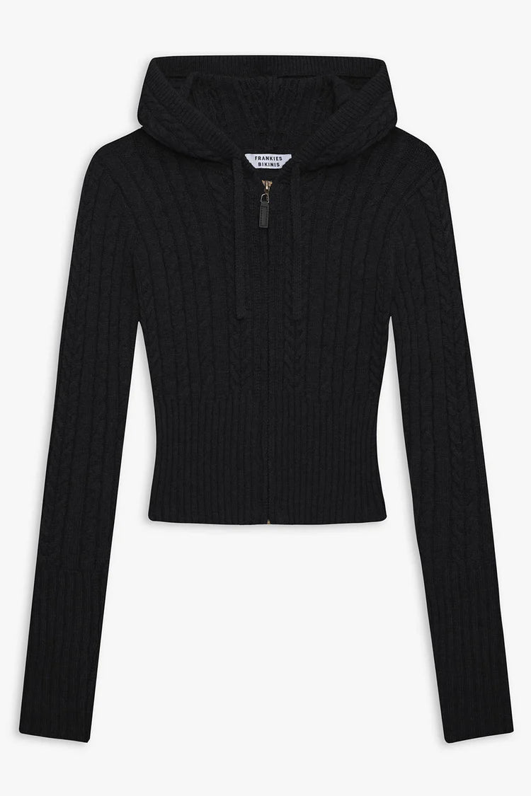 Aimee Cable Cloud Knit Hoodie - ONFEMME By Lindsey's Kloset