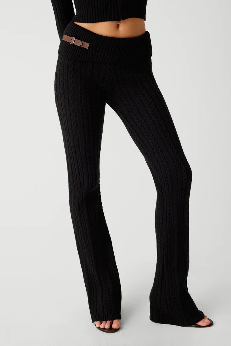 Fleur Cable Cloud Knit Pant - ONFEMME By Lindsey's Kloset