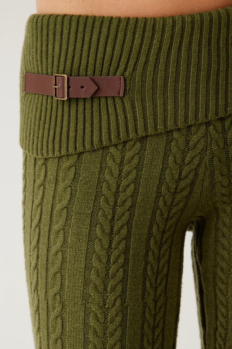 Fleur Cable Cloud Knit Pant - ONFEMME By Lindsey's Kloset