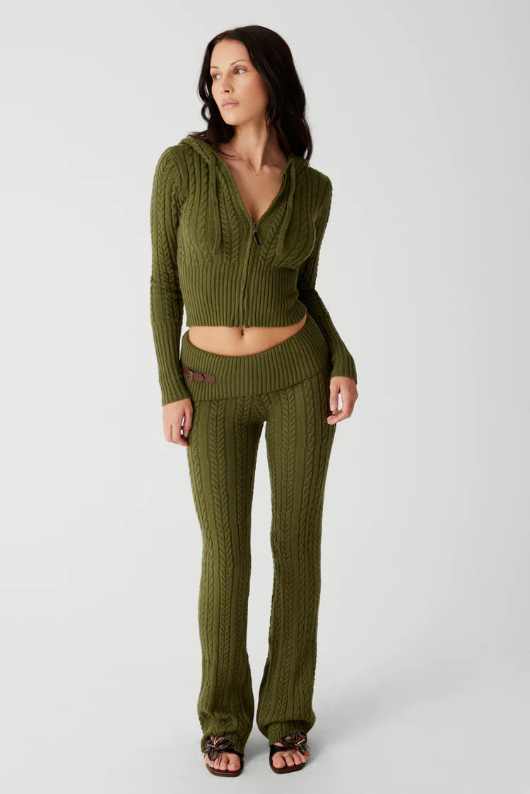 Fleur Cable Cloud Knit Pant - ONFEMME By Lindsey's Kloset