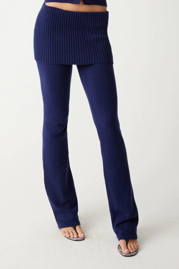 Mason Cloud Knit Flare Pant - ONFEMME By Lindsey's Kloset