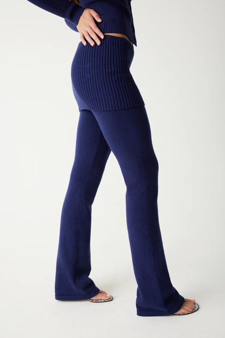 Mason Cloud Knit Flare Pant - ONFEMME By Lindsey's Kloset