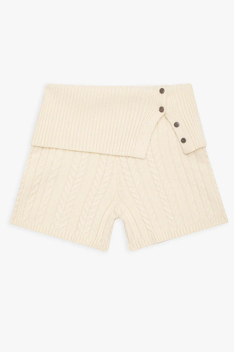 Nolan Cable Cloud Knit Mini Short - ONFEMME By Lindsey's Kloset