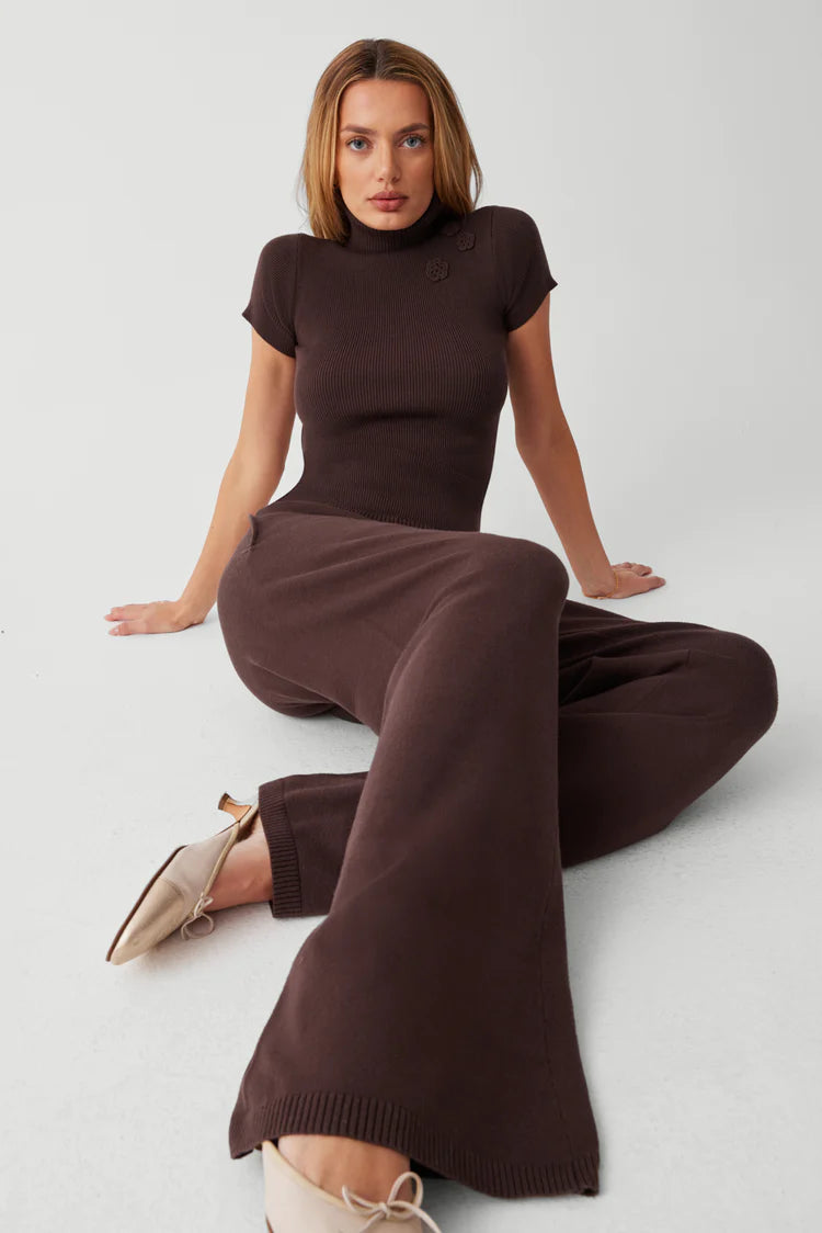 Delilah Low Rise Cloud Knit Pant - ONFEMME By Lindsey's Kloset