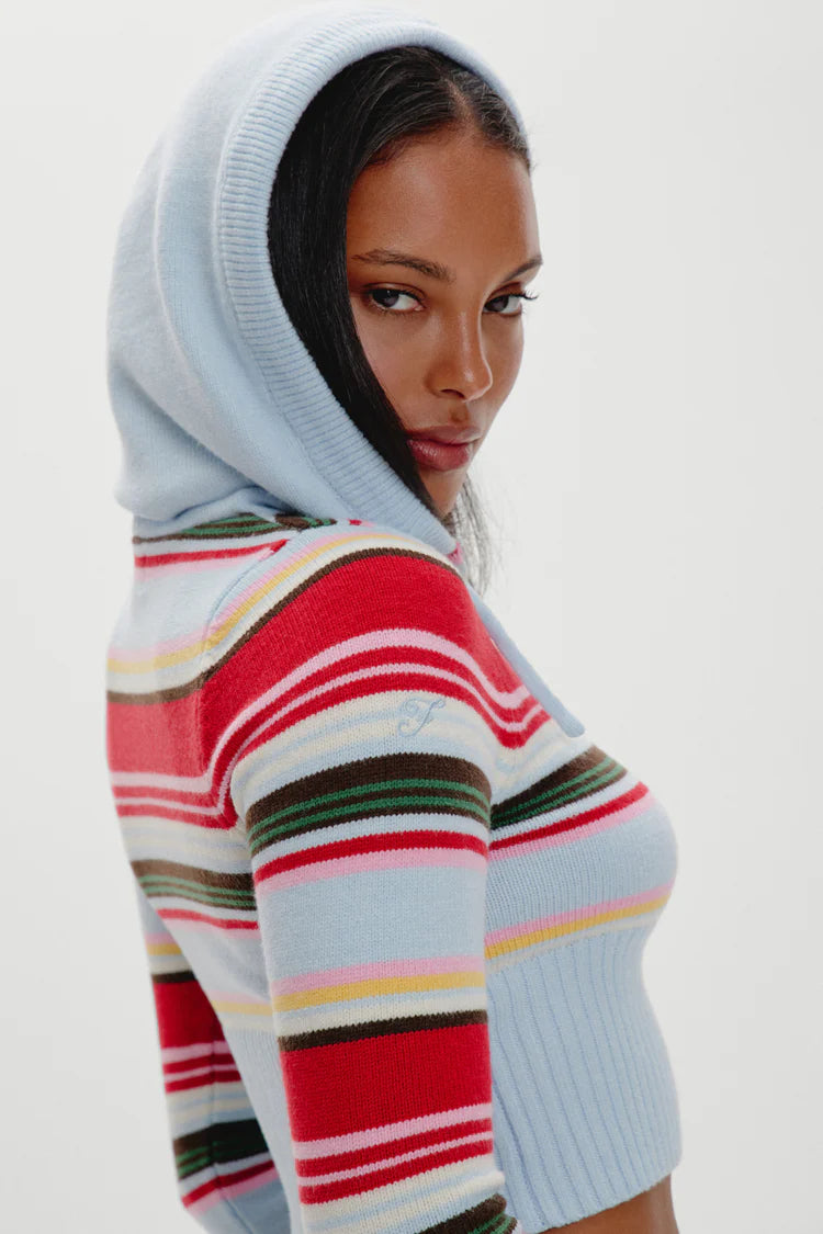 Aimee Zip Up Knit Hoodie - ONFEMME By Lindsey's Kloset