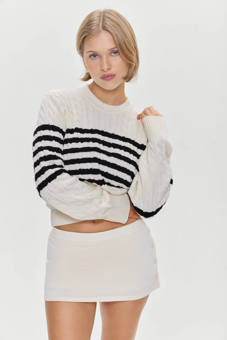 Ash Knit Mini Skort - ONFEMME By Lindsey's Kloset