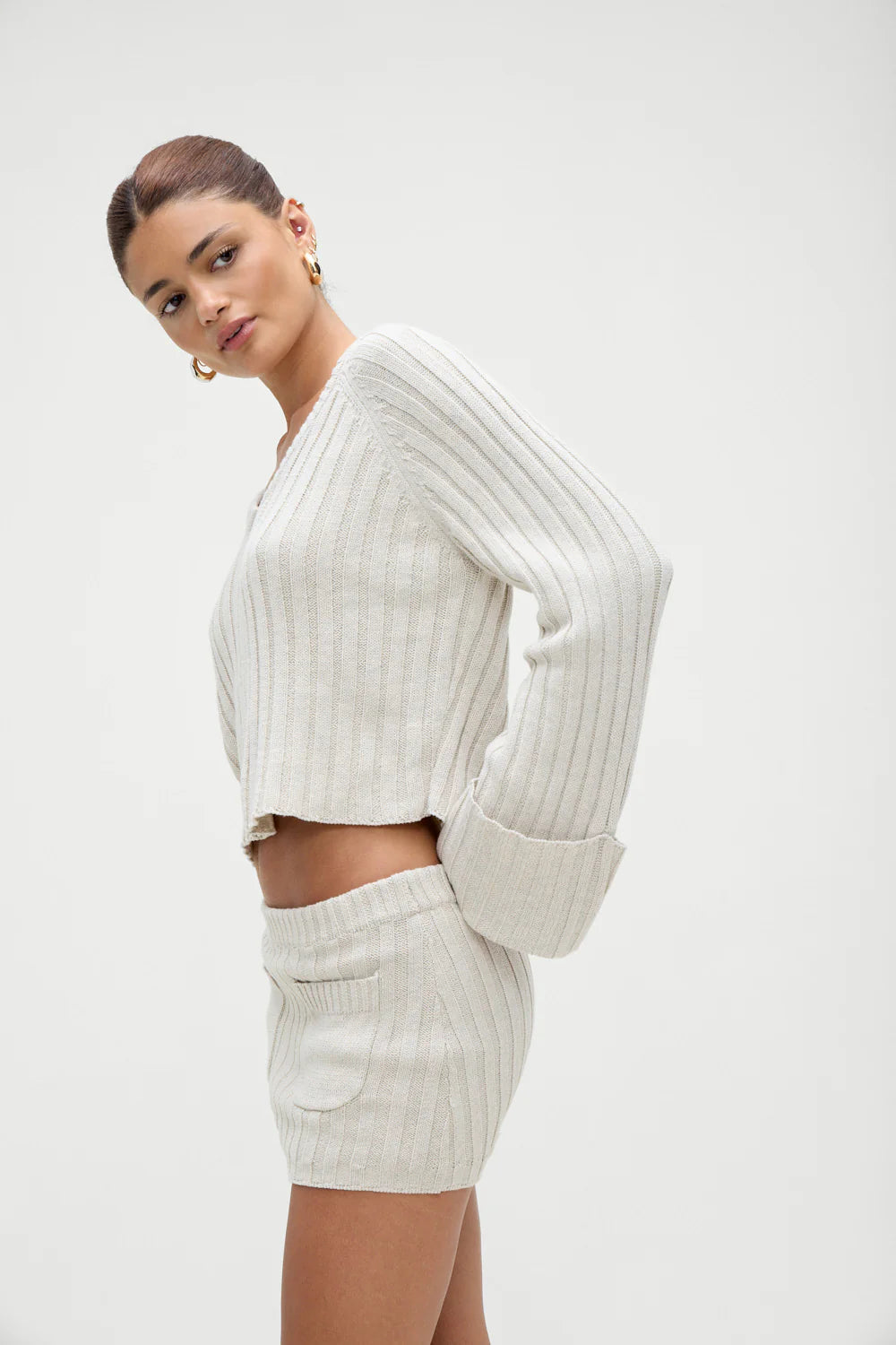 Ashton Knit Mini Skort - ONFEMME By Lindsey's Kloset