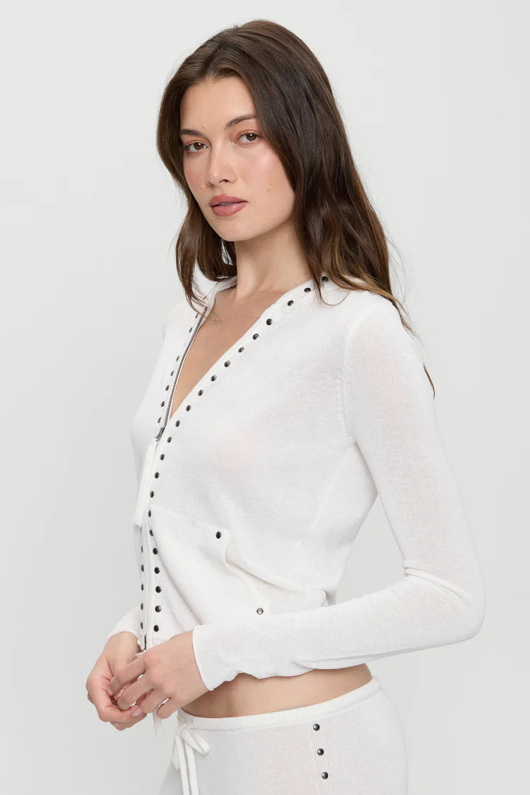 Atlas Zip Up Knit Hoodie - ONFEMME By Lindsey's Kloset