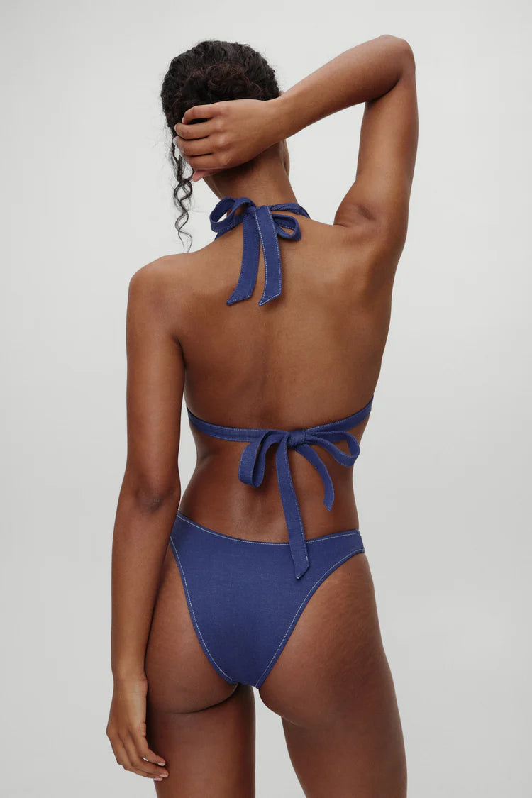 X BELLA HADID Blue Bikini Bottom - ONFEMME By Lindsey's Kloset
