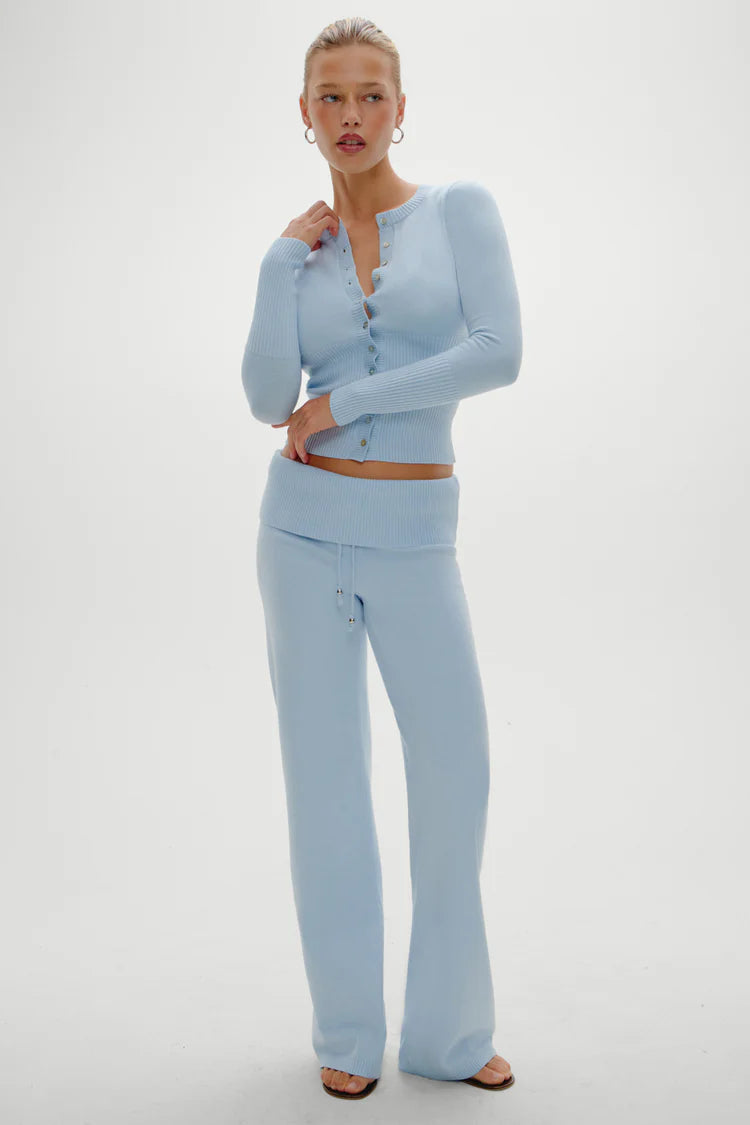 Dawson Knit Fold Over Pants - ONFEMME By Lindsey's Kloset