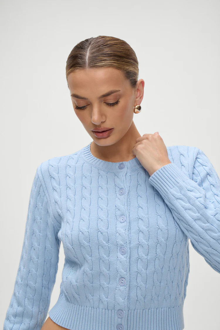 Dudley Cable Knit Cardigan - ONFEMME By Lindsey's Kloset