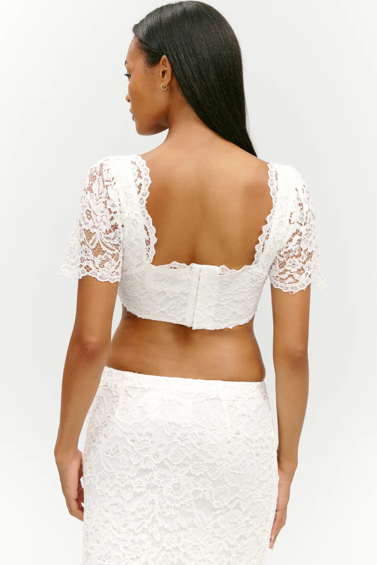 x Paige Lorenze Honeymoon Lace Blouse