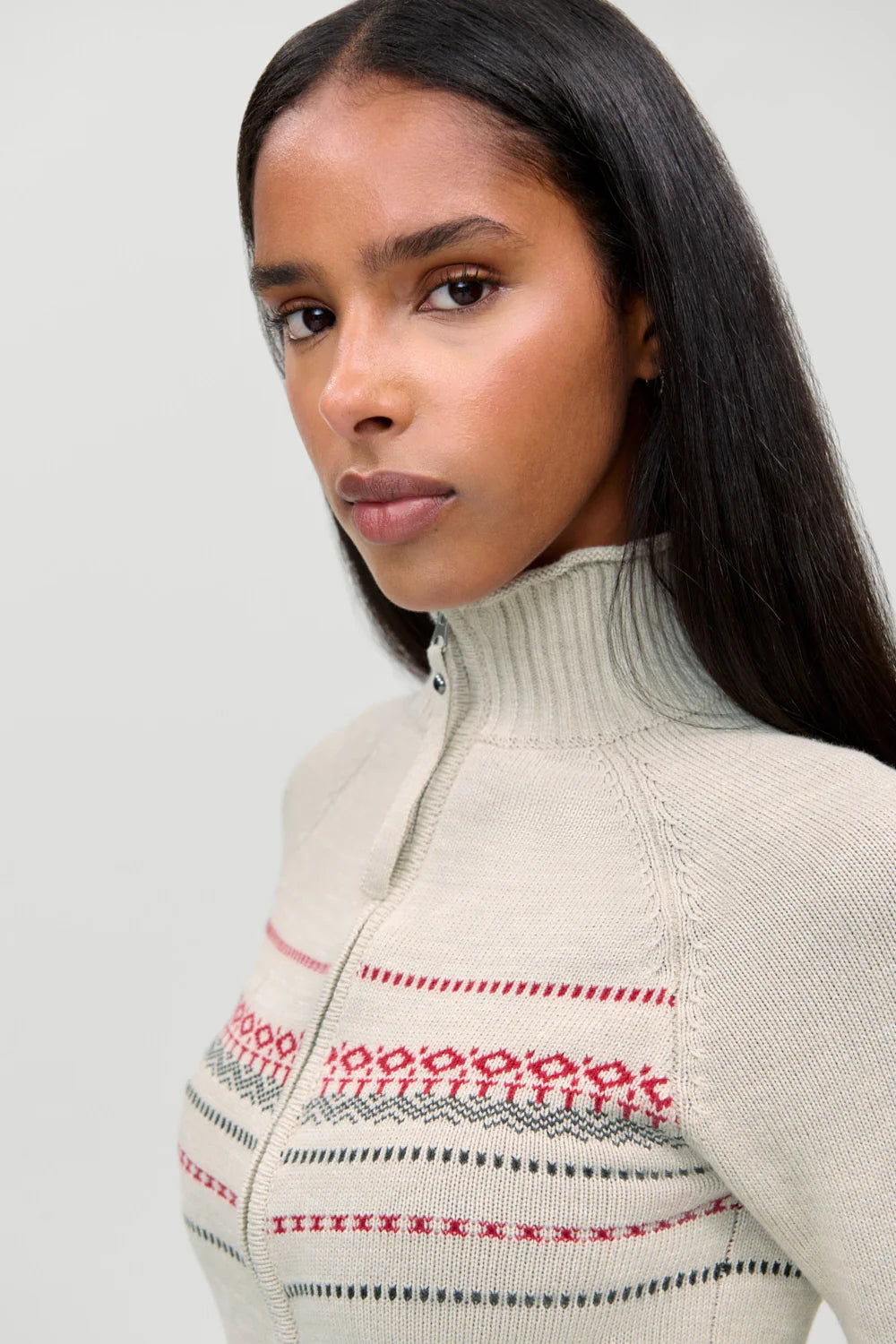 Kingston Cotton Knit Zip Up - ONFEMME By Lindsey's Kloset - view 7