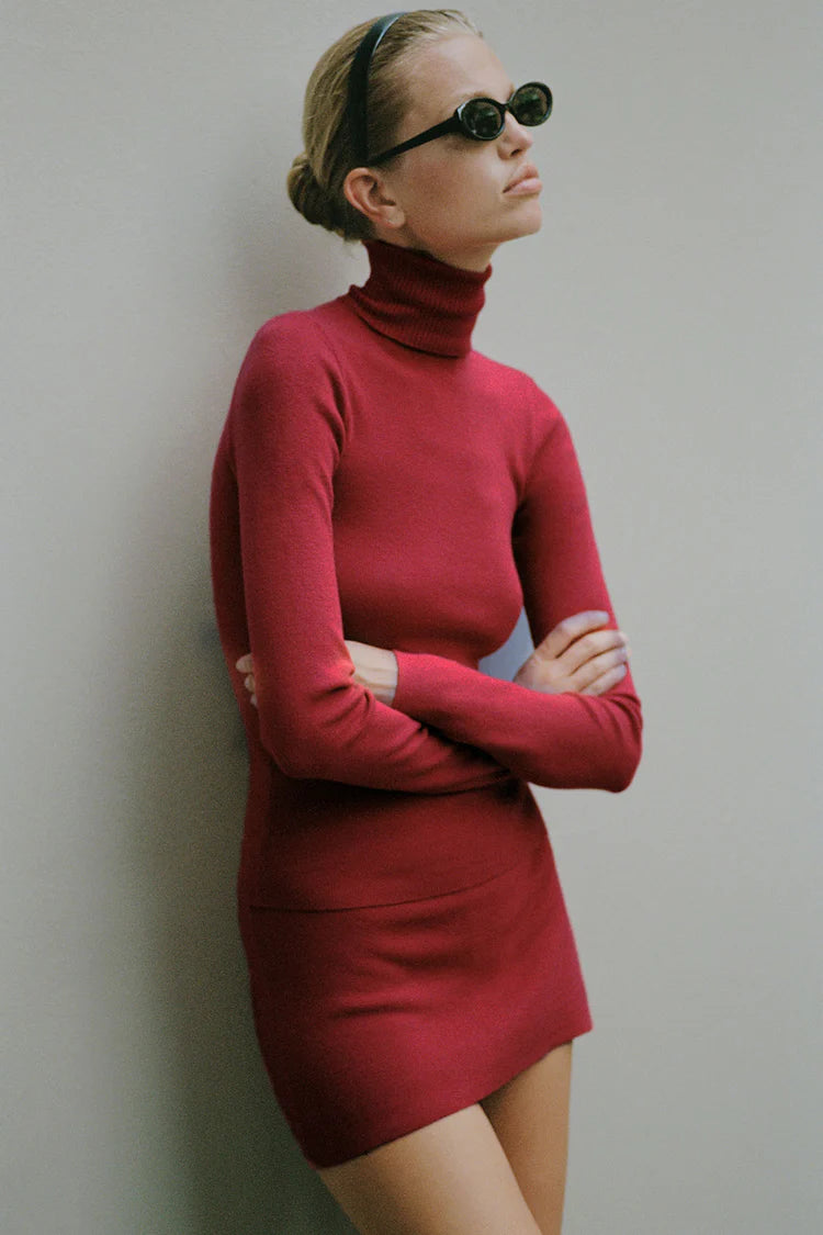 Marialla Knit Mini Skort - ONFEMME By Lindsey's Kloset