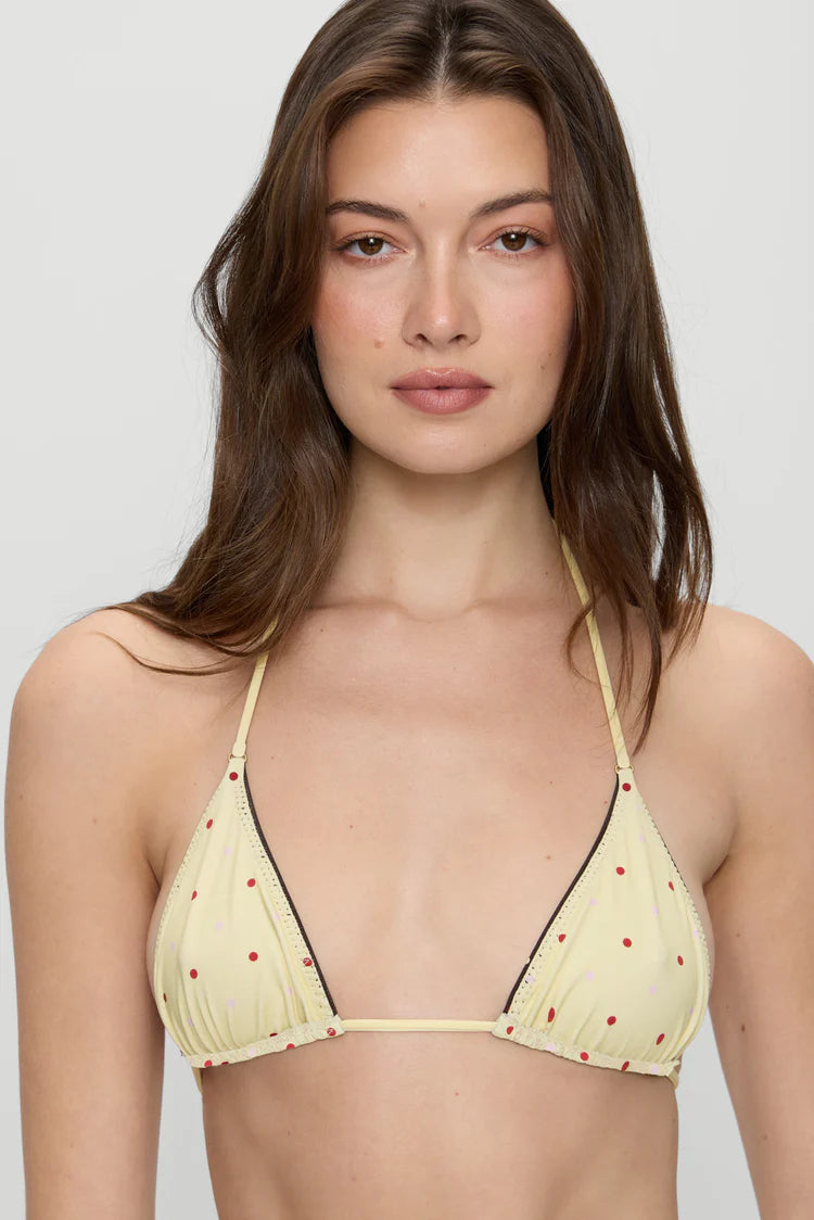 Nick Reversible Shine Bikini Top - ONFEMME By Lindsey's Kloset
