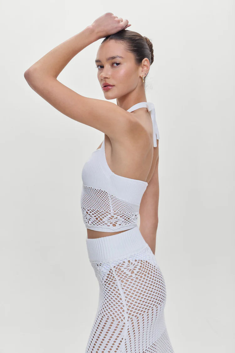Orchard Crochet Halter Top