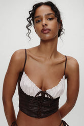 X BELLA HADID Ranch Corset Bikini Top - ONFEMME By Lindsey's Kloset