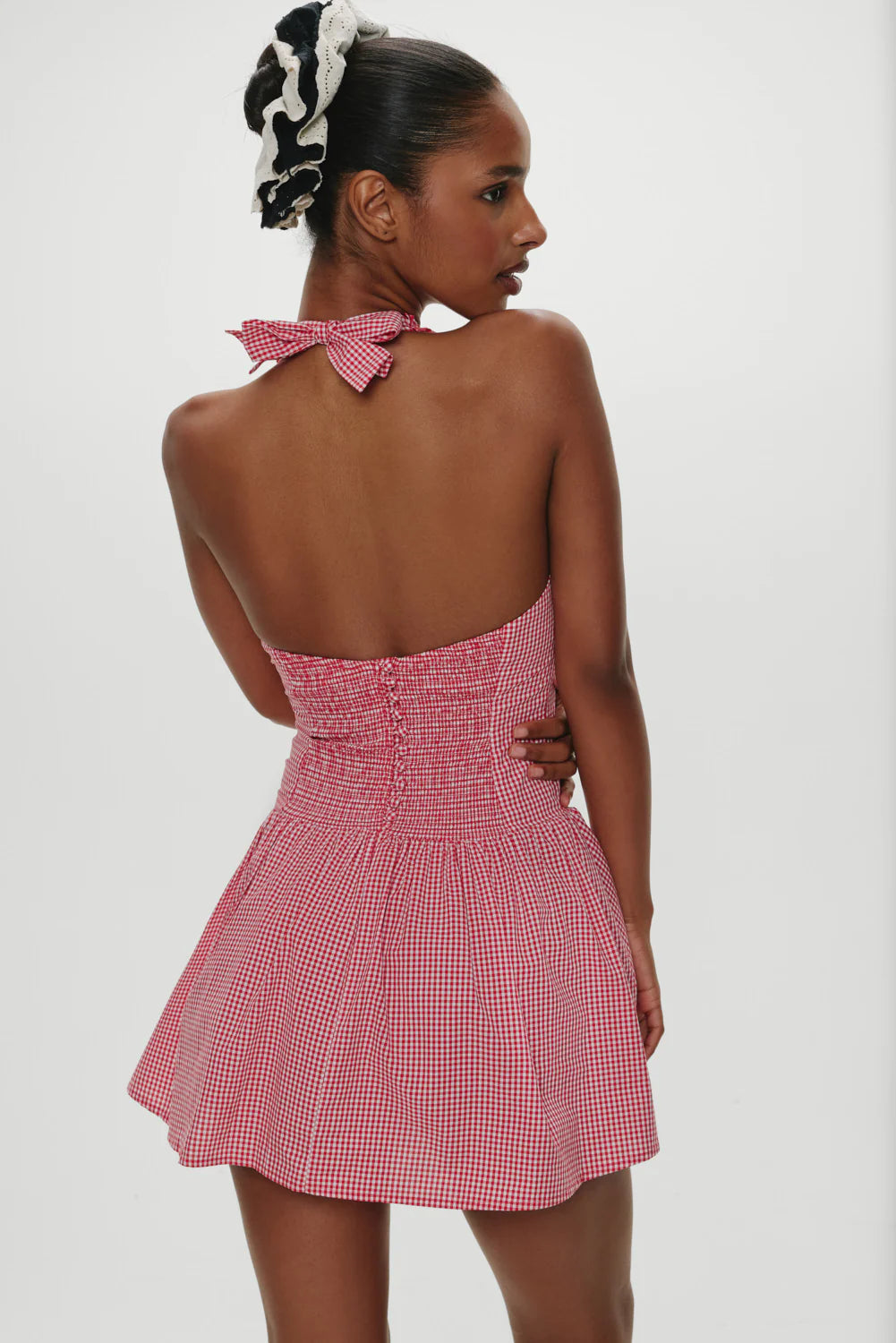 Scout Halter Cotton Mini Dress - ONFEMME By Lindsey's Kloset