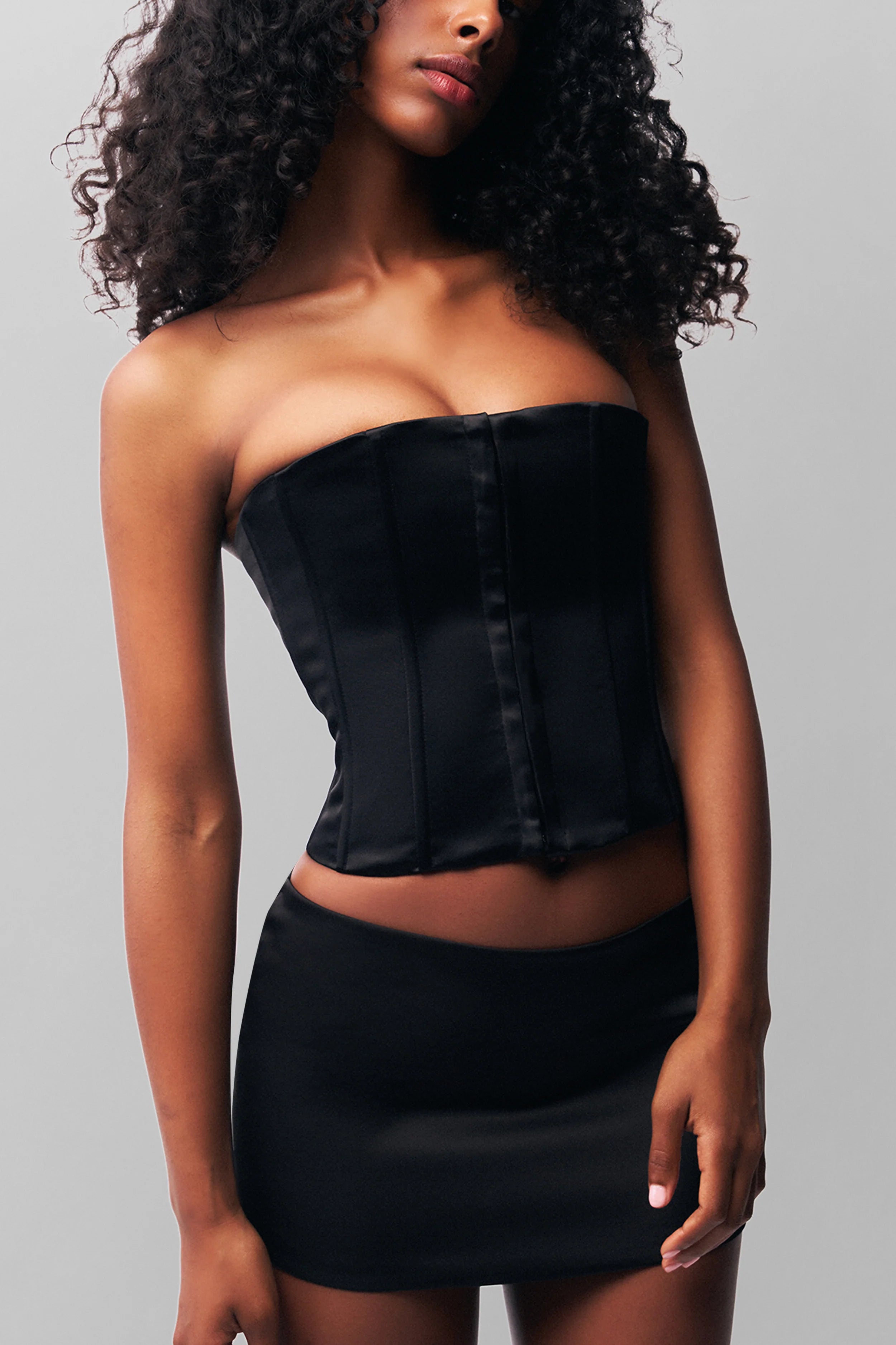 Satin Corset - ONFEMME By Lindsey's Kloset