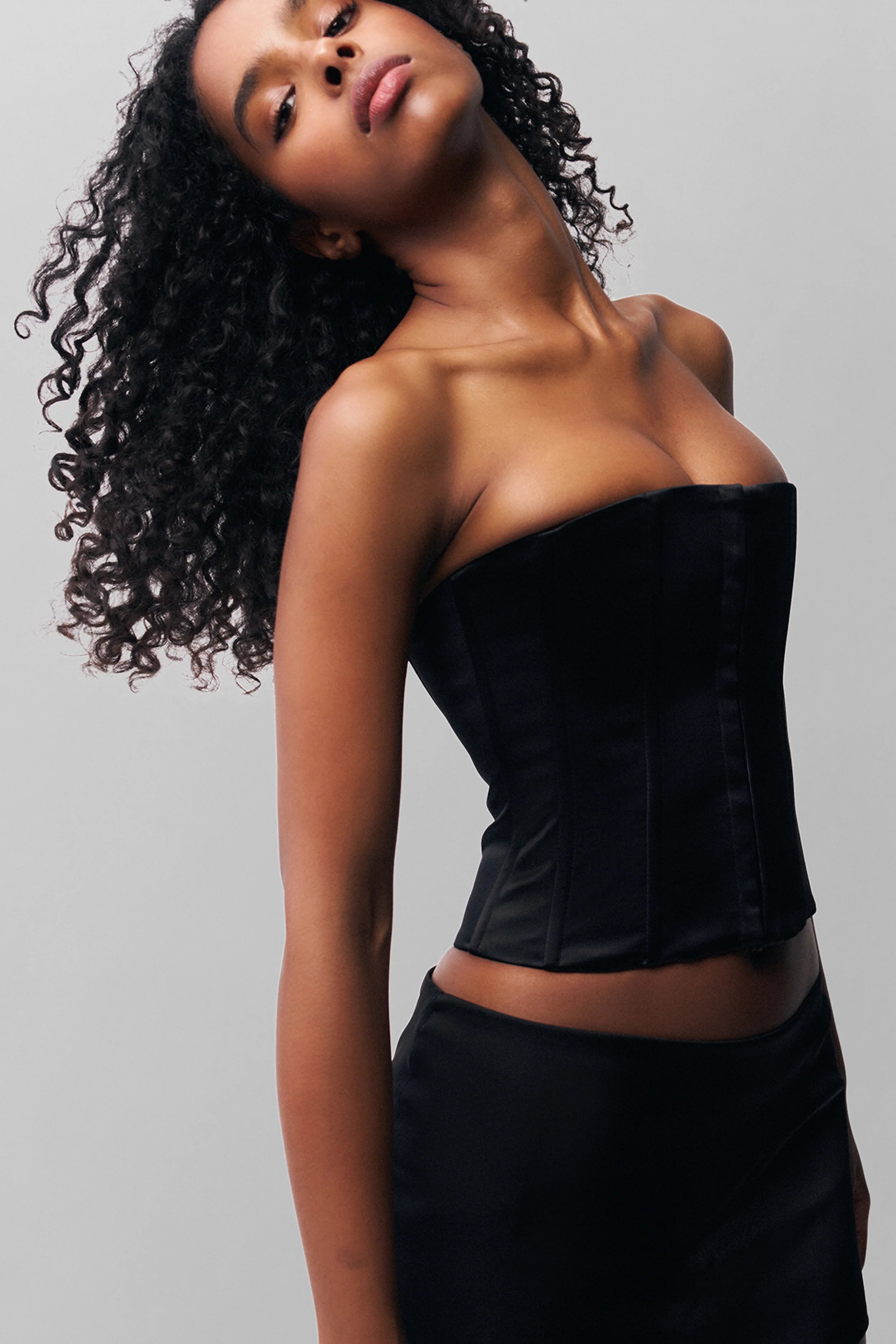 Satin Corset - ONFEMME By Lindsey's Kloset