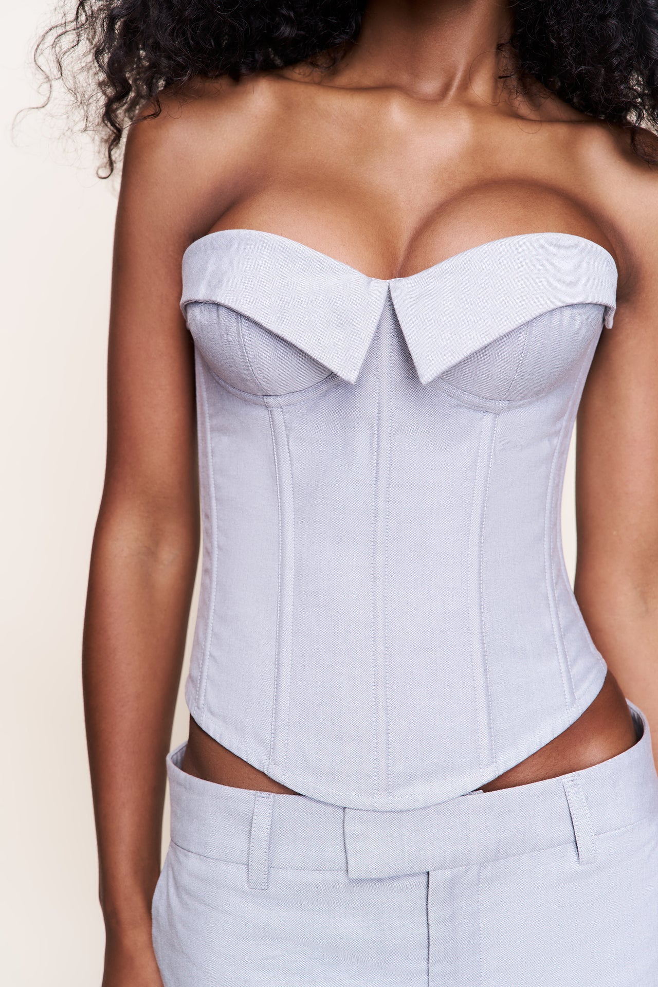 Chrys Oxford Corset - ONFEMME By Lindsey's Kloset