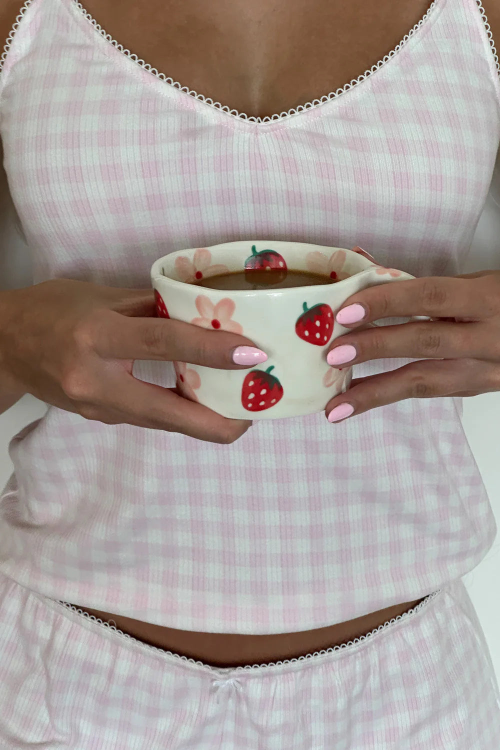 Pink Gingham Olivia Tank - ONFEMME By Lindsey's Kloset