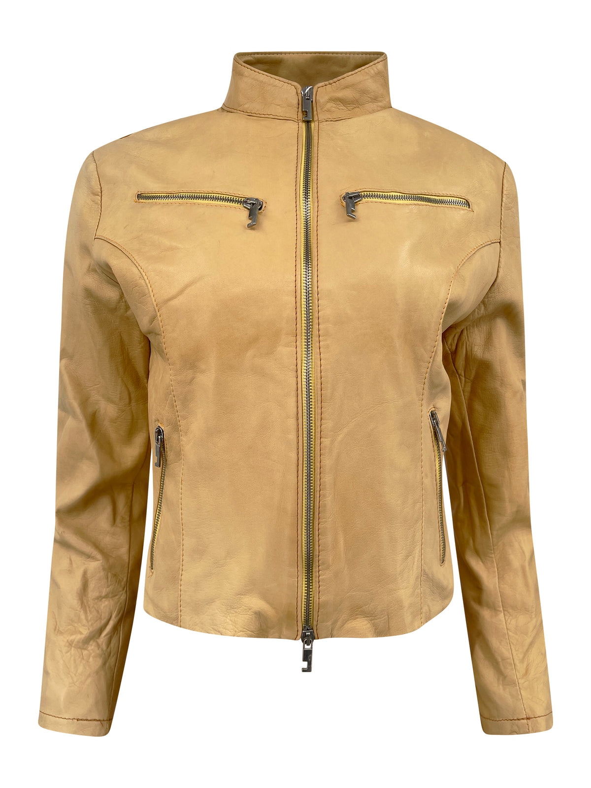 Vintage Leather Moto Jacket - ONFEMME By Lindsey's Kloset