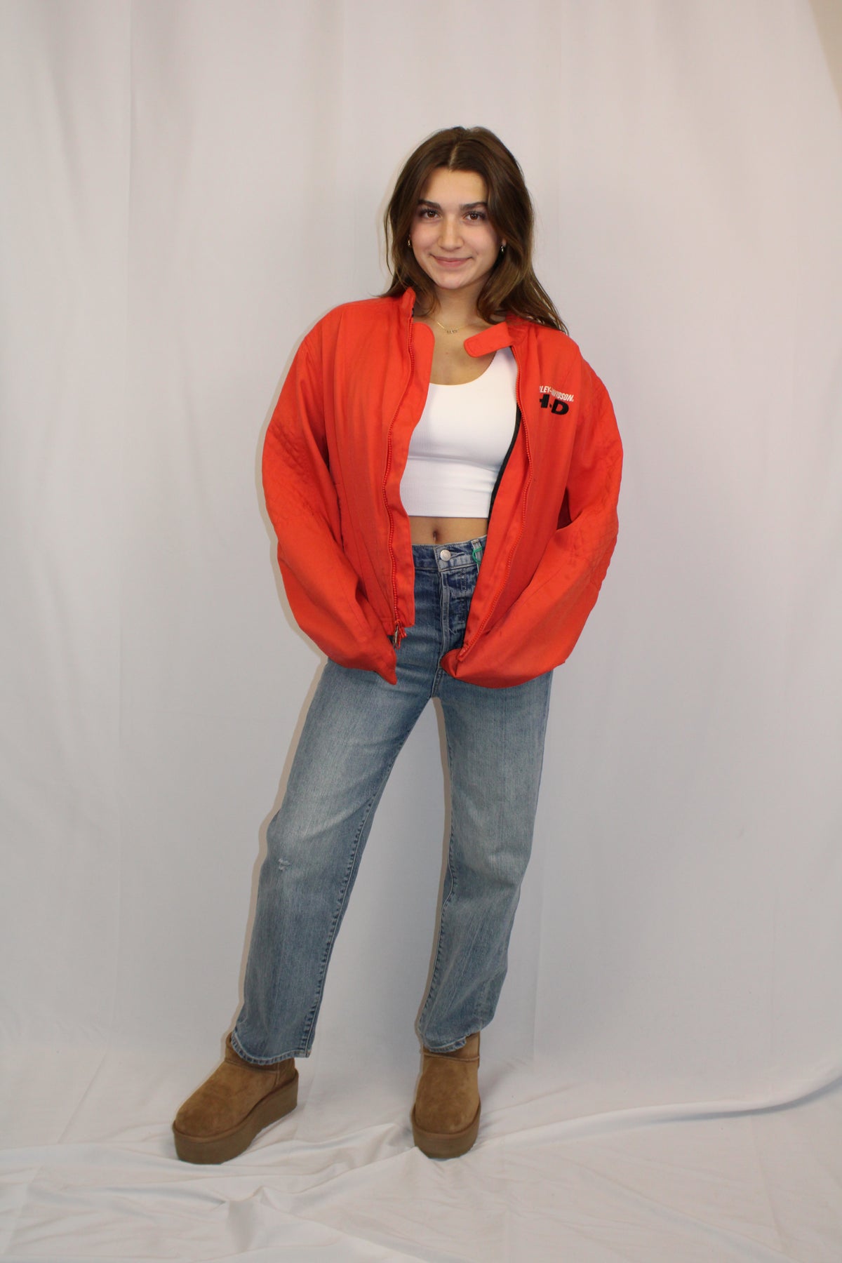 Vintage Harley Jacket - ONFEMME By Lindsey's Kloset