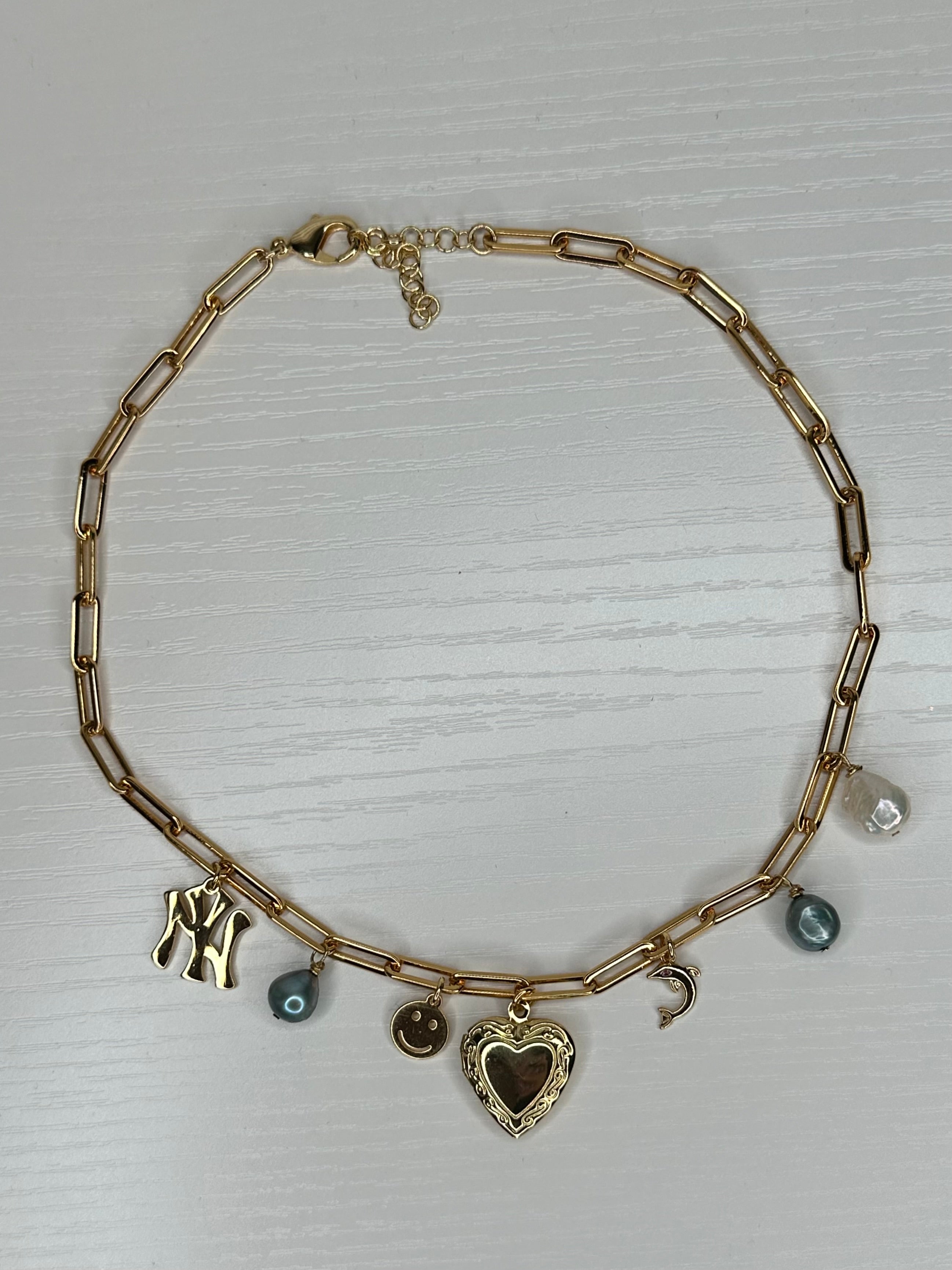 Yankees Charm Necklace - ONFEMME By Lindsey's Kloset