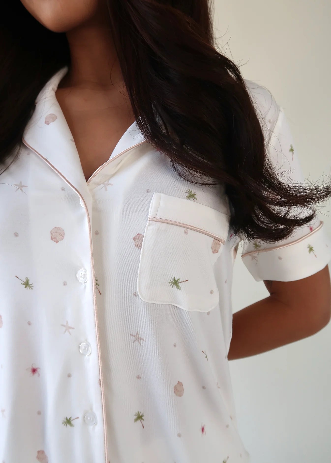 The Soft Palm Collection | Modal Short Pajama Set