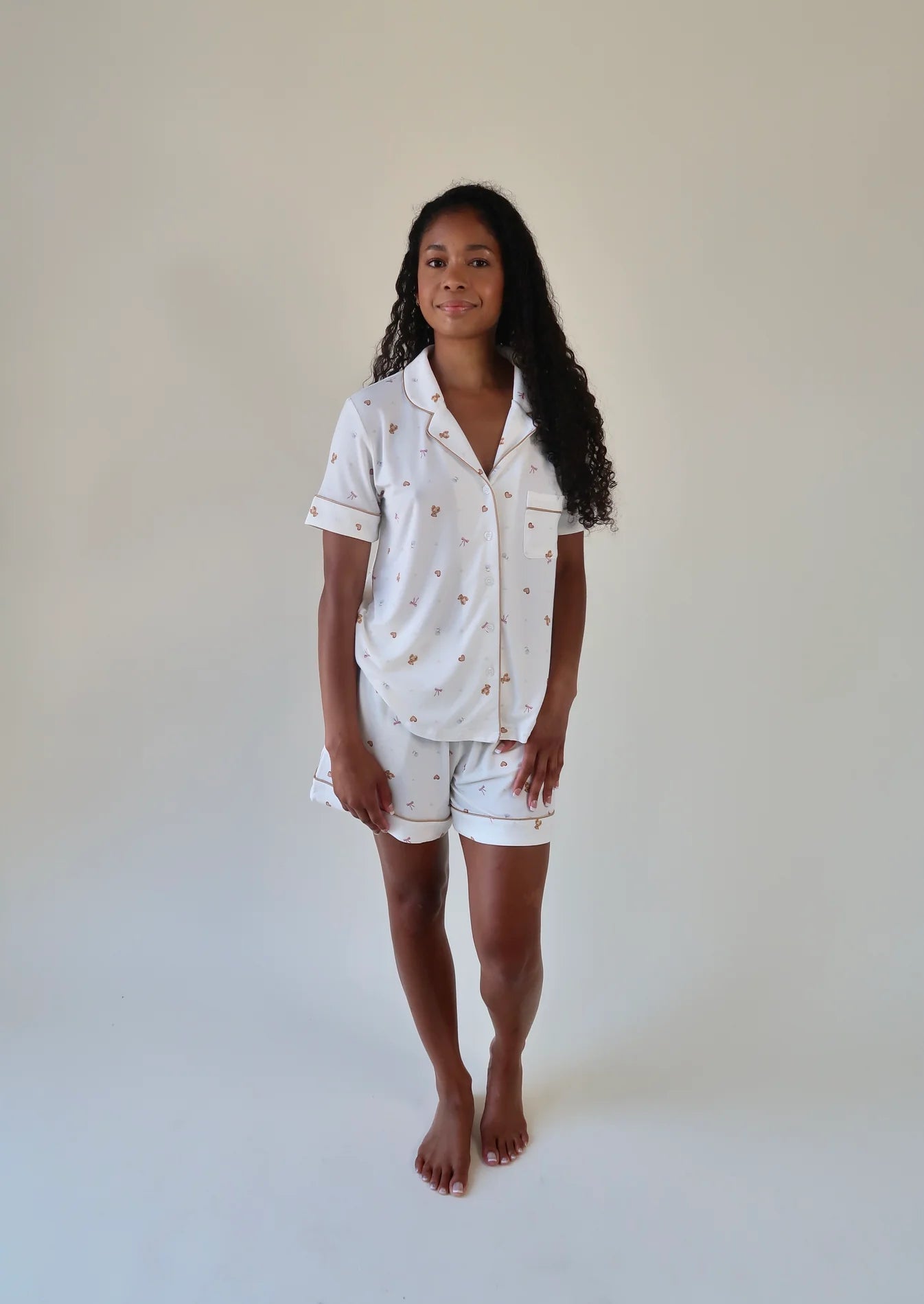 The Vintage Teddy Collection | Modal Short Pajama Set - ONFEMME By Lindsey's Kloset
