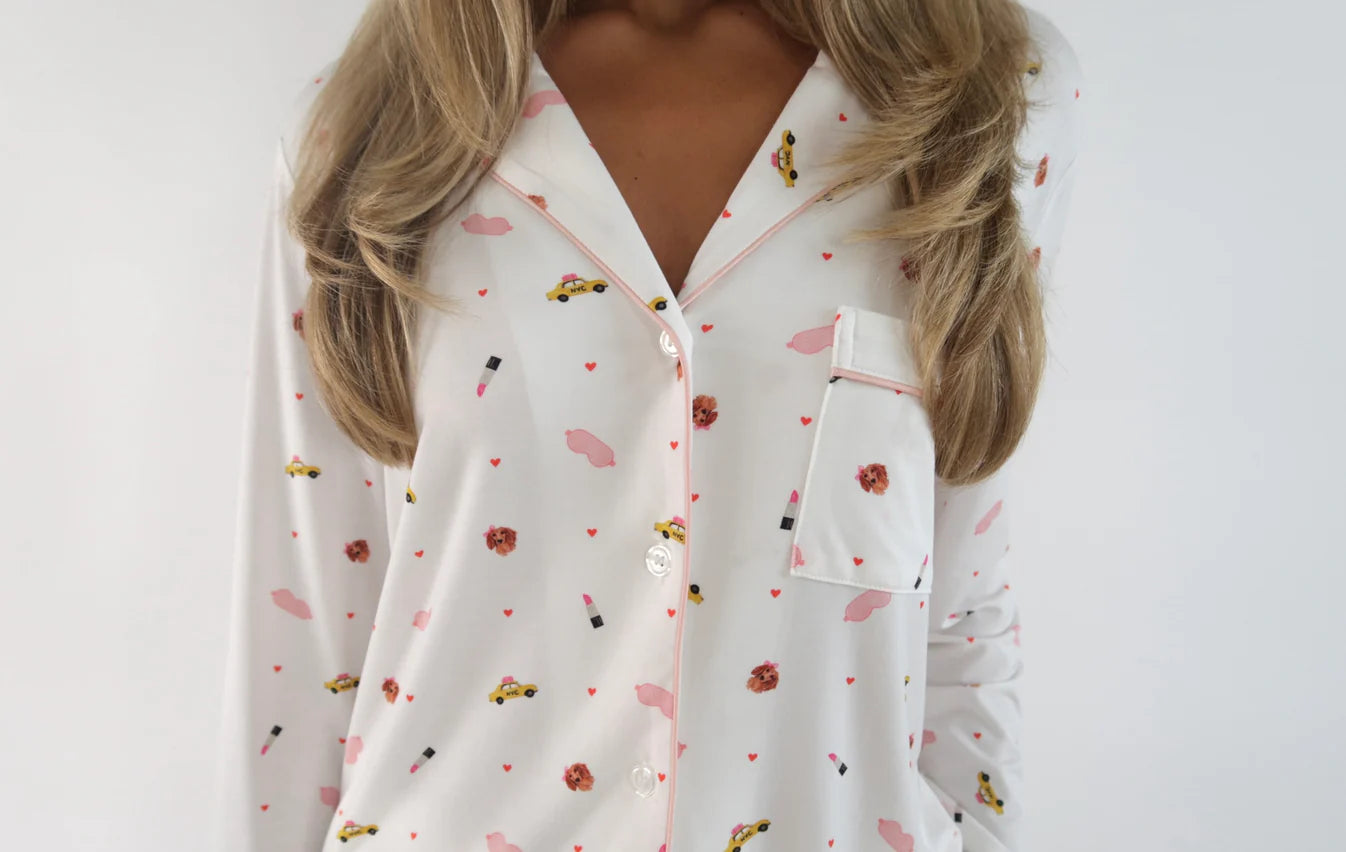 The Abby Baffoe Collection | TENCEL™ Modal Long Pajama Set