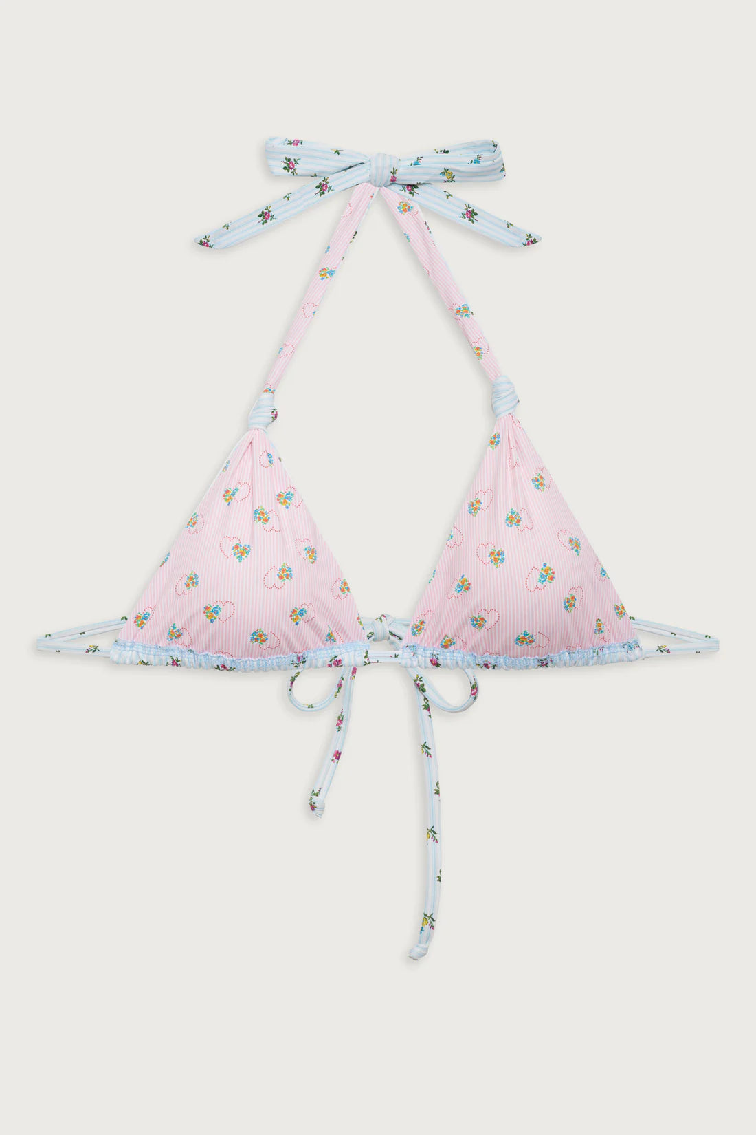 Kealy Reversible Triangle Bikini Top - ONFEMME By Lindsey's Kloset