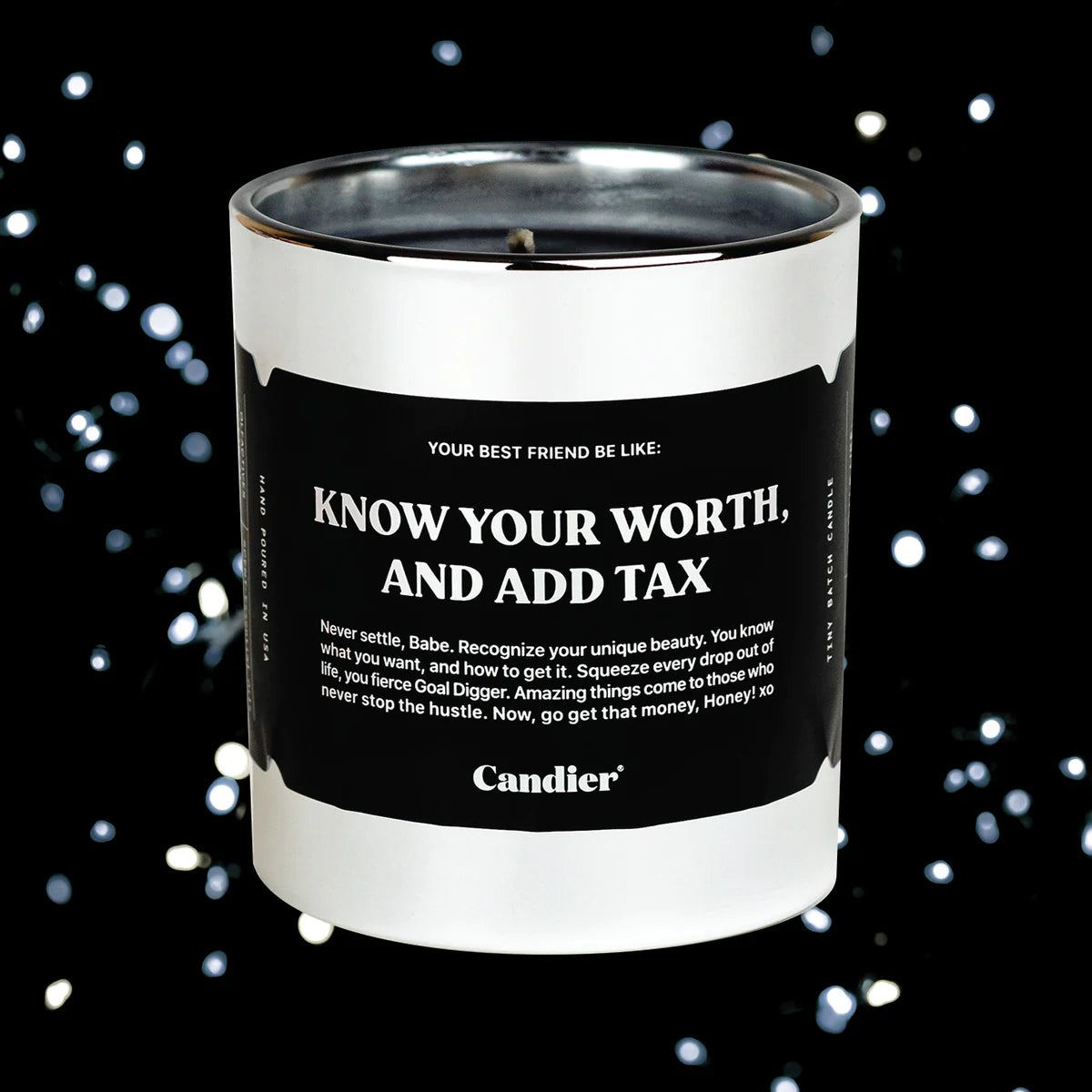 Know Your Worth Candle - ONFEMME By Lindsey's Kloset