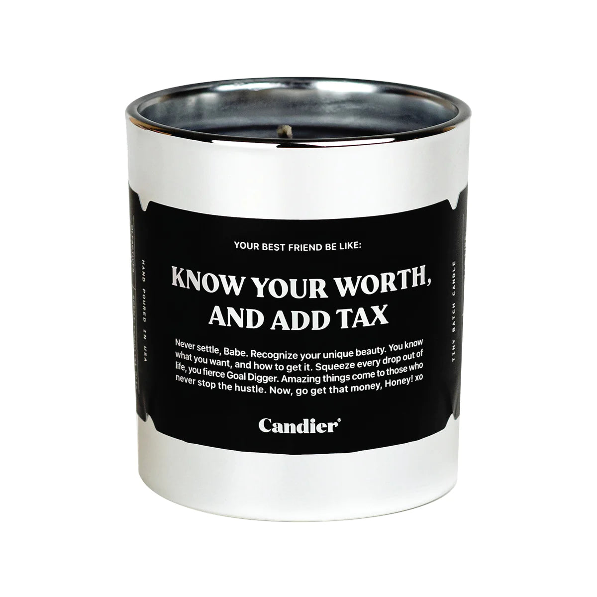 Know Your Worth Candle - ONFEMME By Lindsey's Kloset
