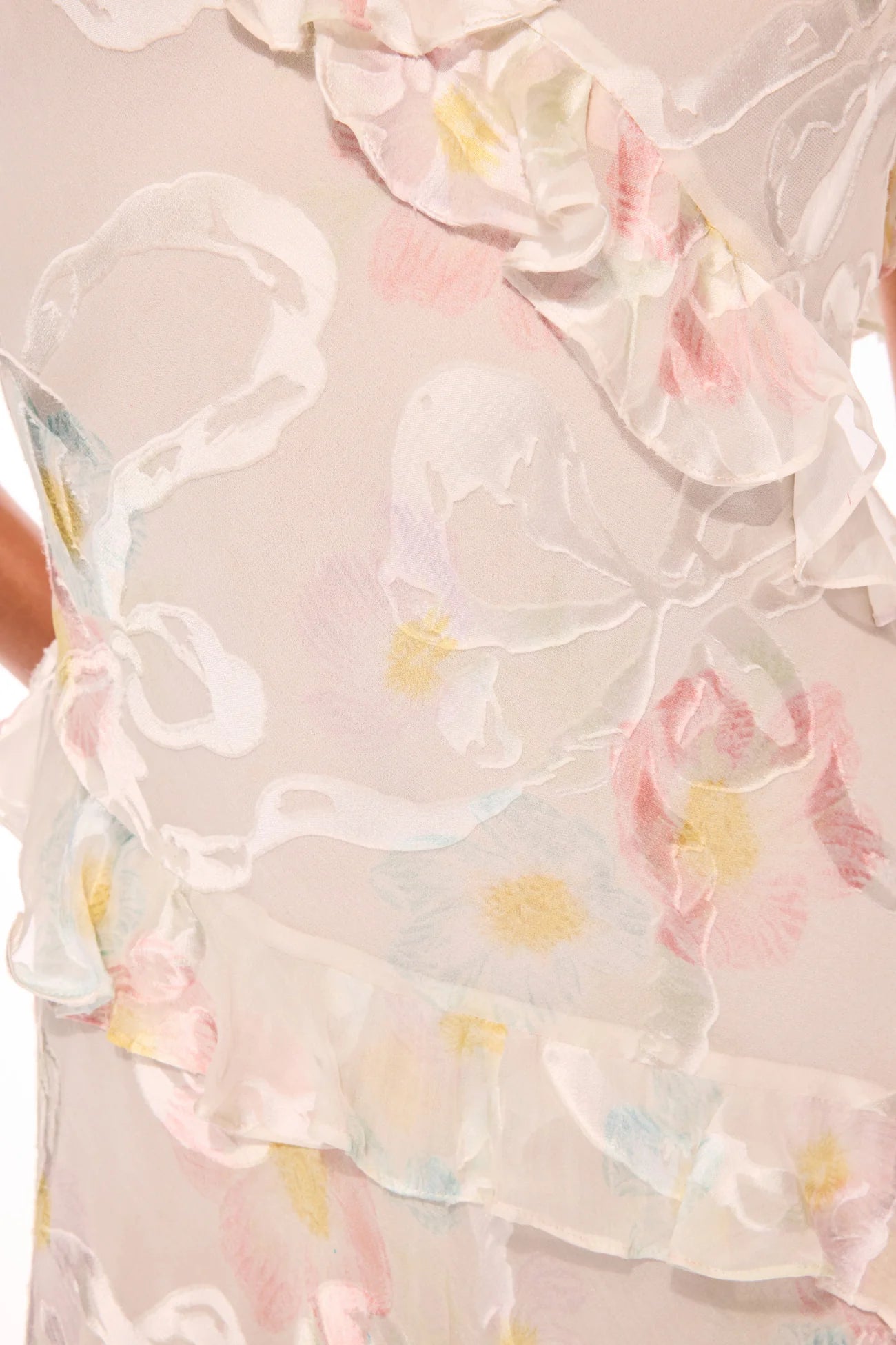 Lomina Pastel Ruffle Mini Dress - ONFEMME By Lindsey's Kloset