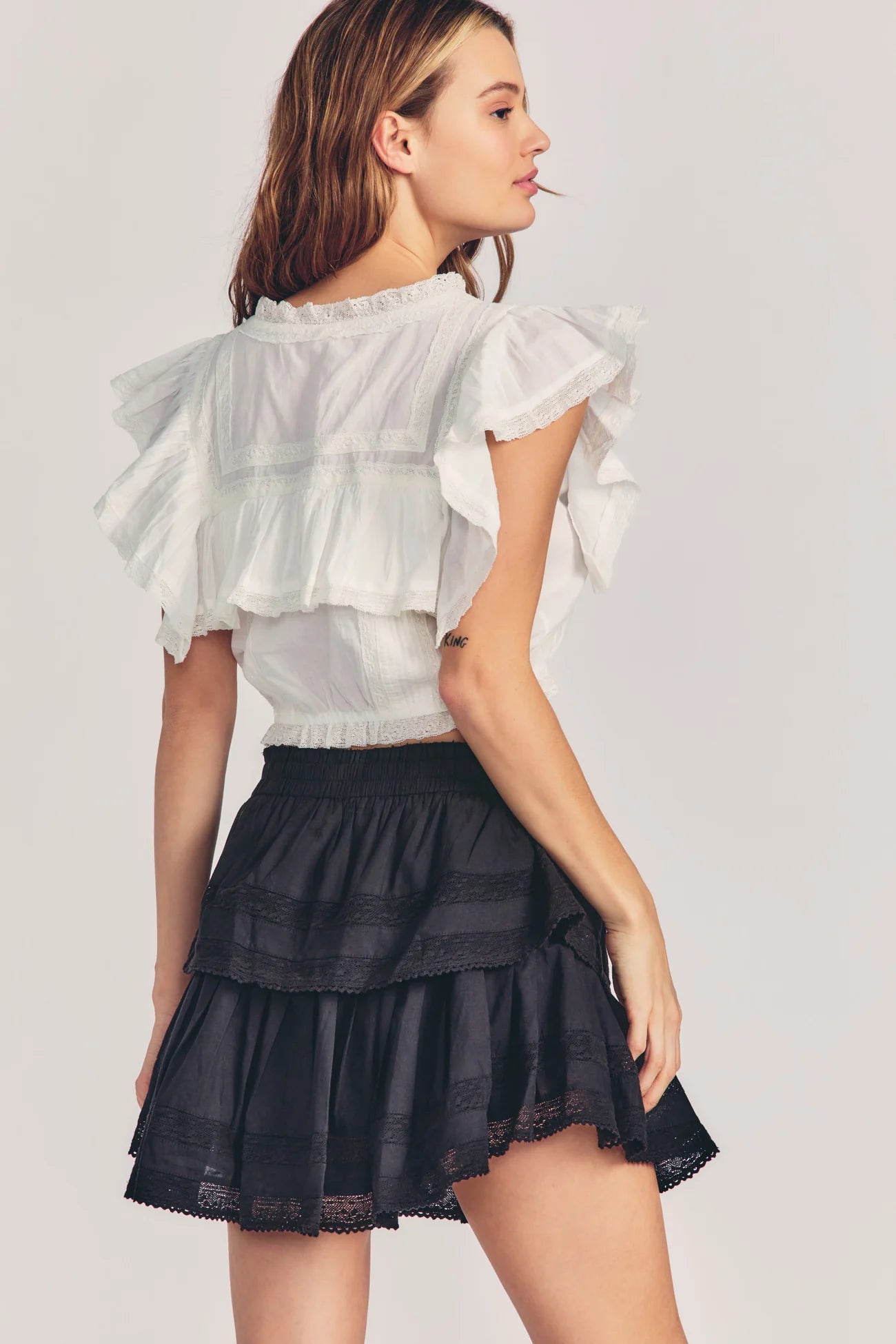 Ruffle Mini Skirt - ONFEMME By Lindsey's Kloset