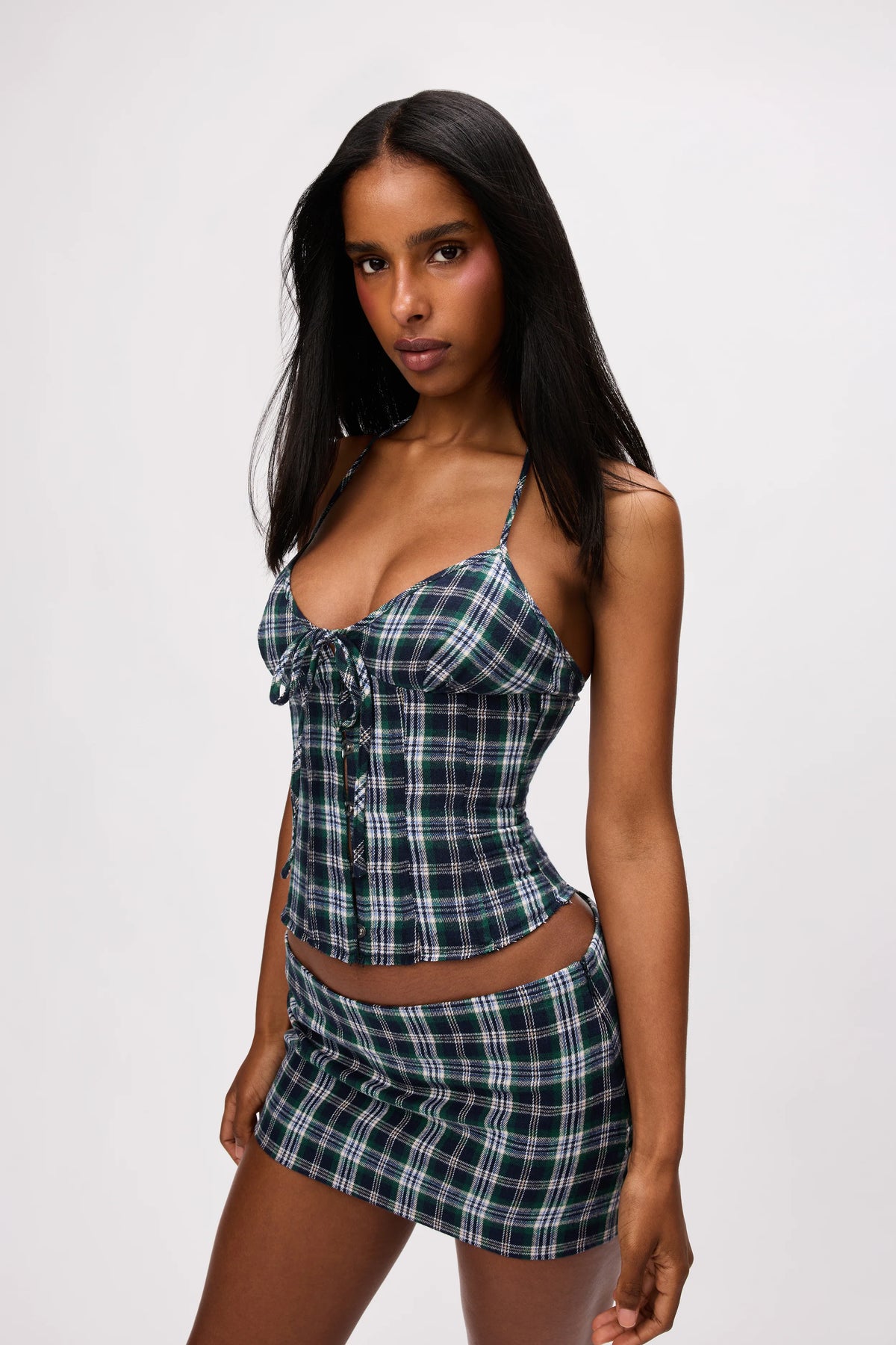 Chamonix Tartan Mini Skirt