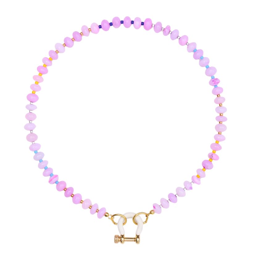 Louie Opal Necklace - ONFEMME By Lindsey's Kloset