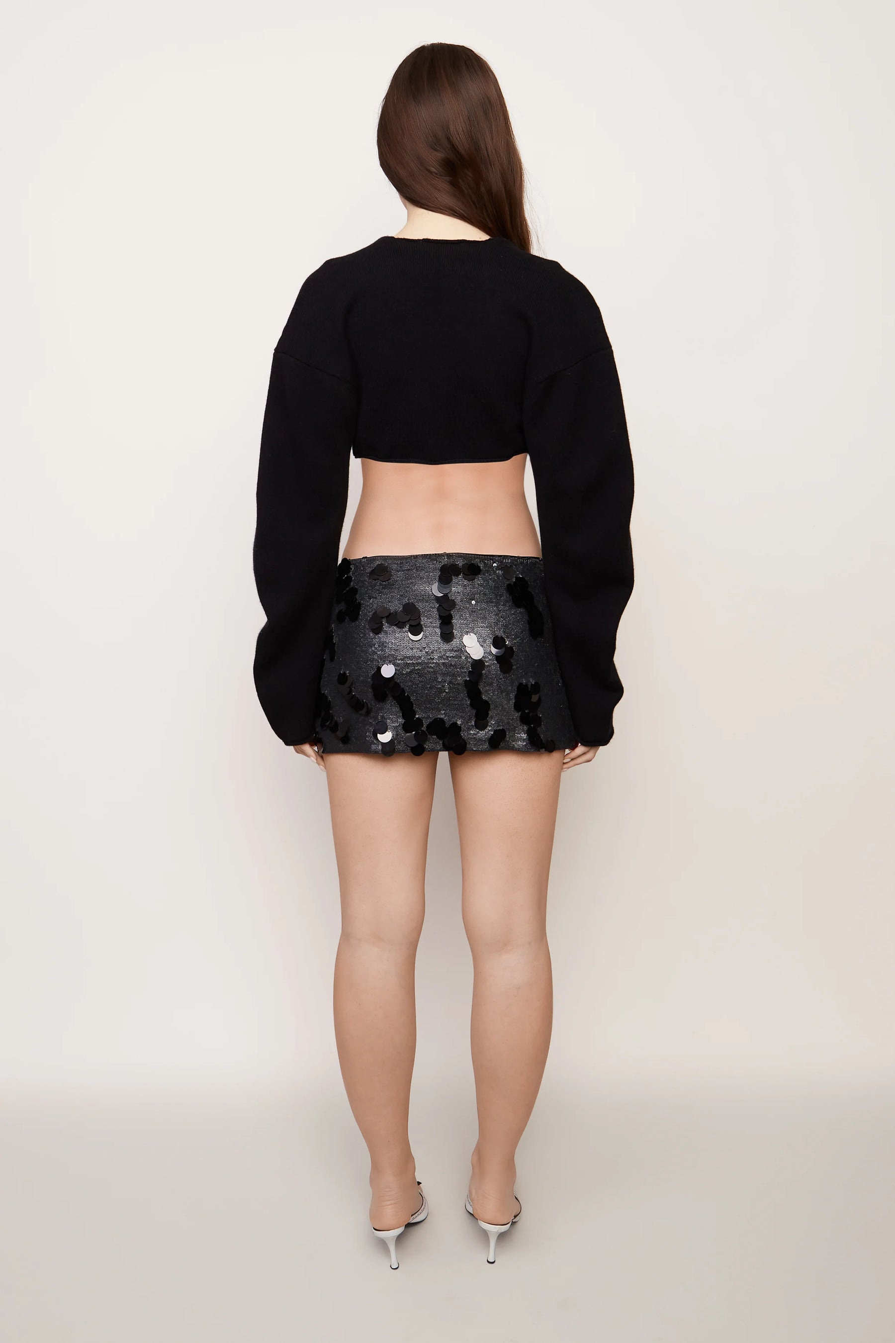 Low Rise Paillette Skirt - ONFEMME By Lindsey's Kloset