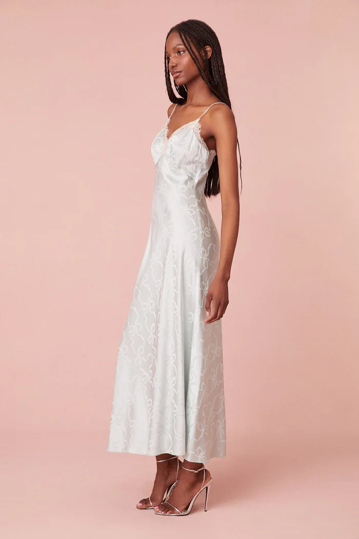 Manuela Midi Slip Dress - Sprout Green - ONFEMME By Lindsey's Kloset