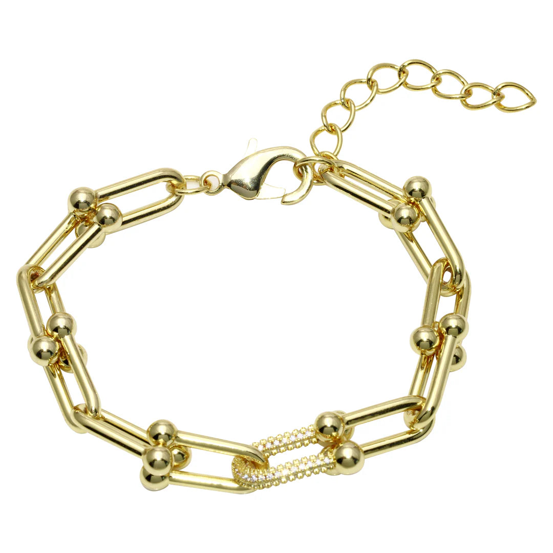 U-Link Pave Bracelet - ONFEMME By Lindsey's Kloset