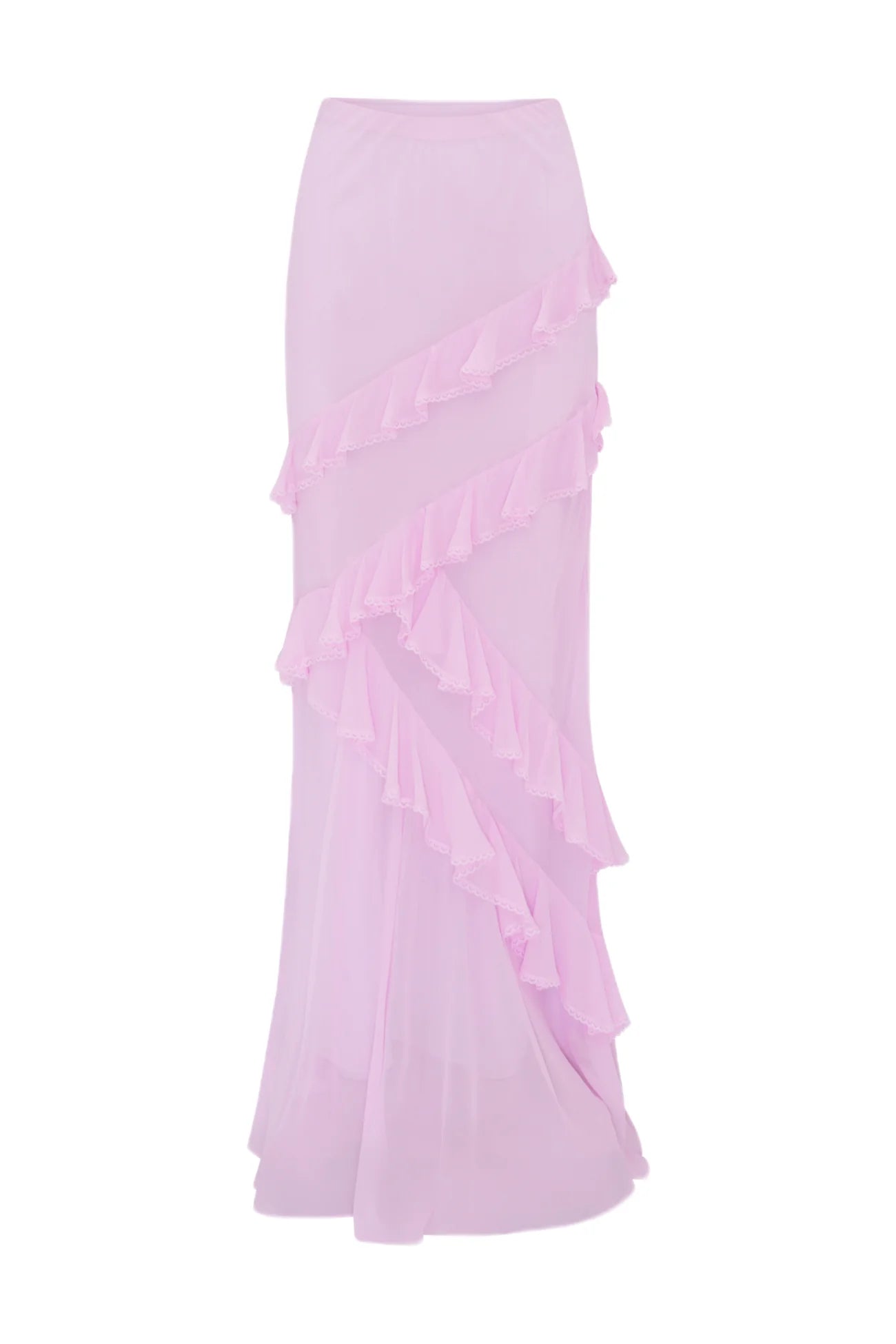 Mitnessa Chiffon Ruffle Maxi Skirt - ONFEMME By Lindsey's Kloset